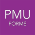 The logo for PMU Forms on the iOS App Store